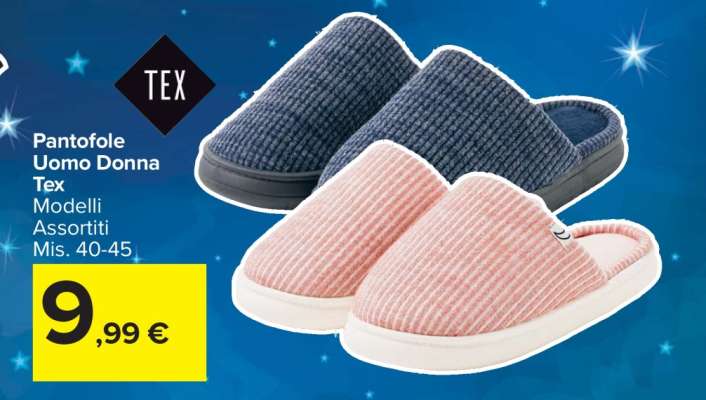 Pantofole Uomo Donna