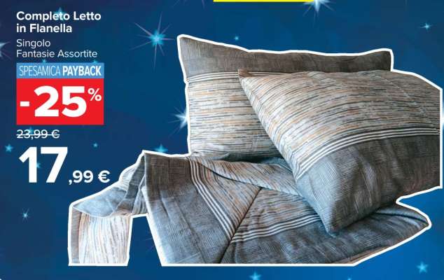 Completo Letto in Flanella
