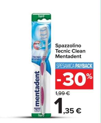 Spazzolino Tecnic Clean Mentadent