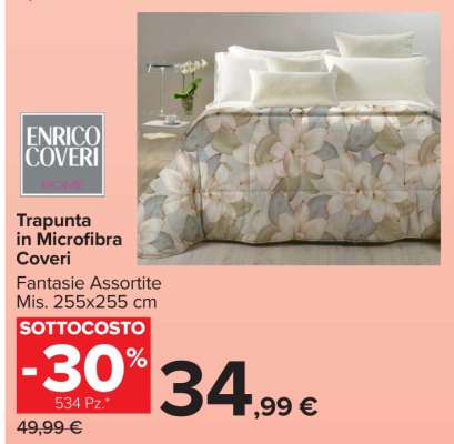 Trapunta in Microfibra Coveri