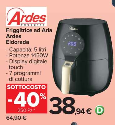 Friggitrice ad Aria Ardes Eldorada