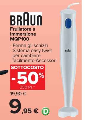 Braun Frullatore a Immersione MQP100