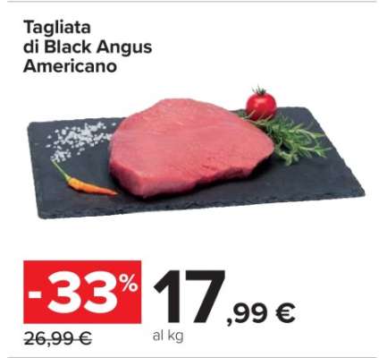 Tagliata di Black Angus Americano
