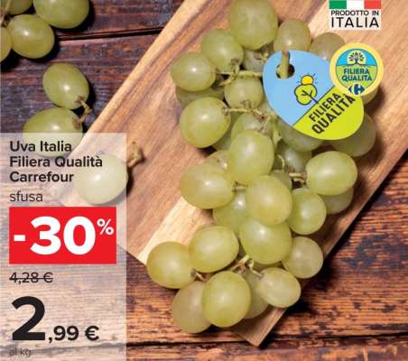 Uva Italia Filiera Qualità Carrefour