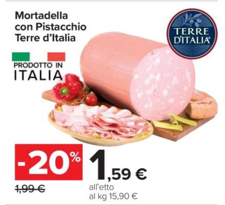 Mortadella con Pistacchio Terre d’Italia