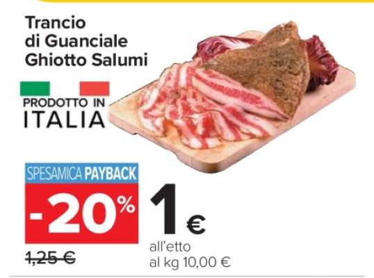 Trancio di Guanciale Ghiotto Salumi