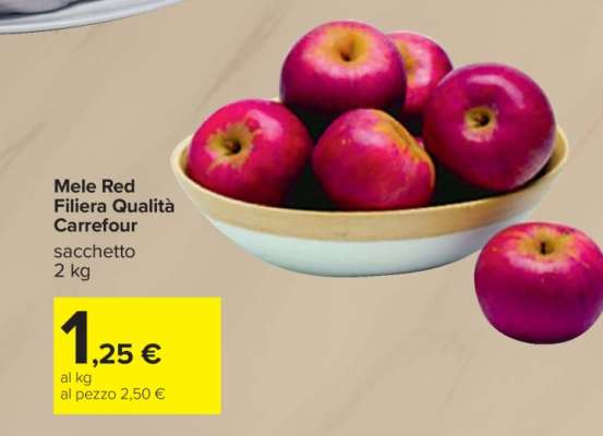 Mele Red Filiera Qualità Carrefour