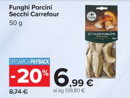 Funghi Porcini Secchi Carrefour