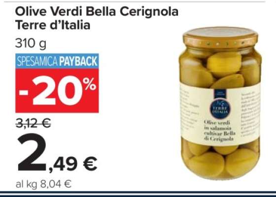 Olive Verdi Bella Cerignola Terre d'Italia