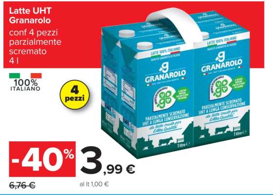 Latte UHT Granarolo