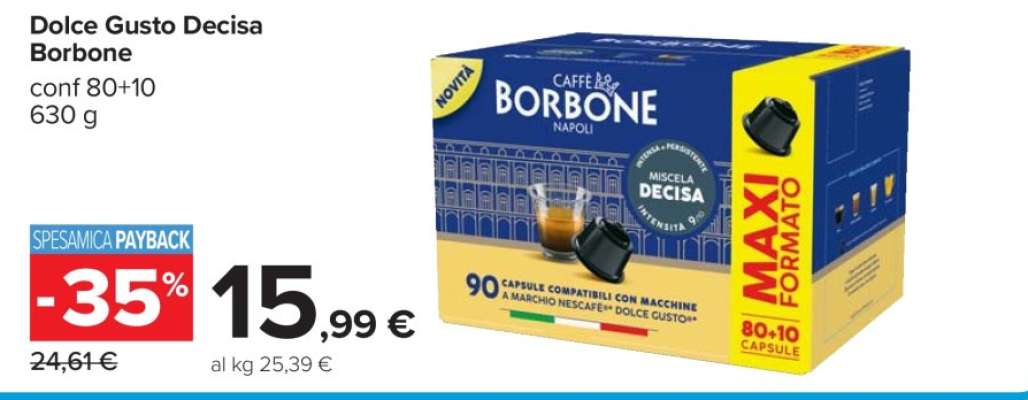 Dolce Gusto Decisa Borbone