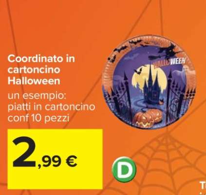 Coordinato in cartoncino Halloween