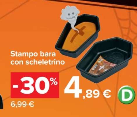 Stampo bara con scheletrino