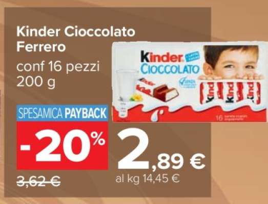 Kinder Cioccolato Ferrero