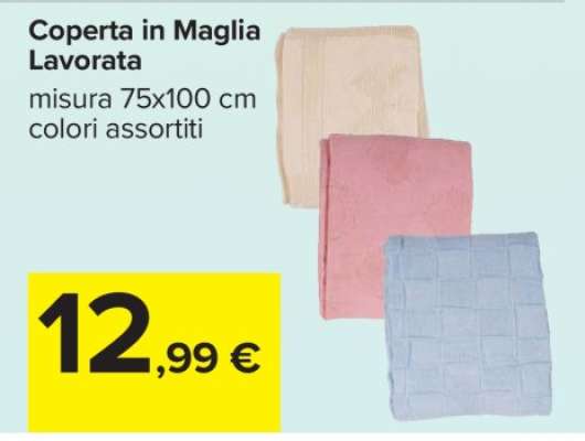 Coperta in Maglia Lavorata