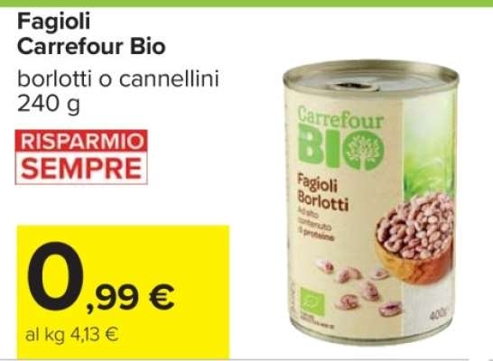 Fagioli Carrefour Bio