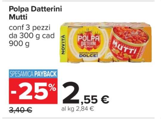 Polpa Datterini Mutti