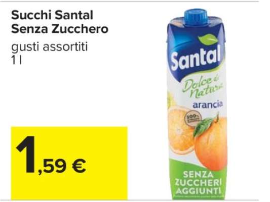 Succhi Santal Senza Zucchero