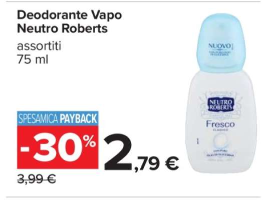 Deodorante Vapo Neutro Roberts