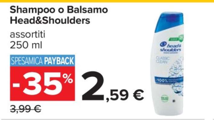 Shampoo o Balsamo Head&Shoulders