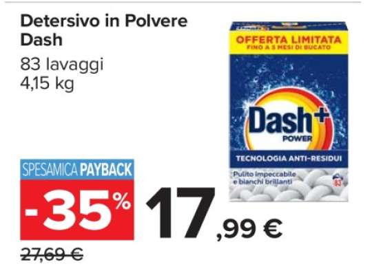 Detersivo in Polvere Dash