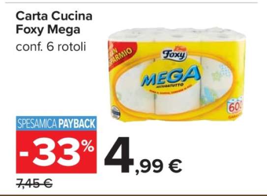 Carta Cucina Foxy Mega