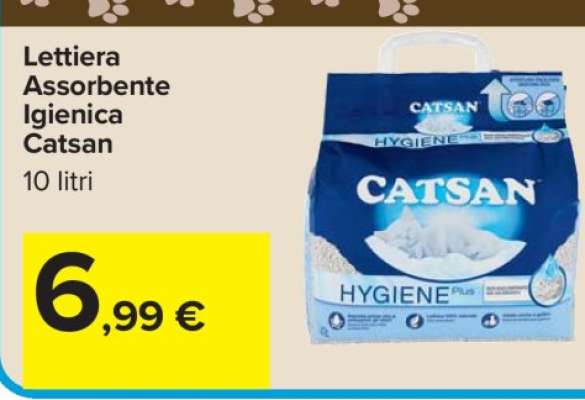 Lettiera Assorbente Igienica Catsan