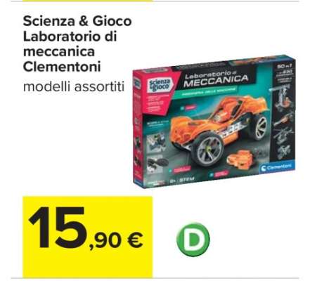 Scienza & Gioco Laboratorio di meccanica Clementoni