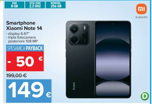 Smartphone Xiaomi Note 14