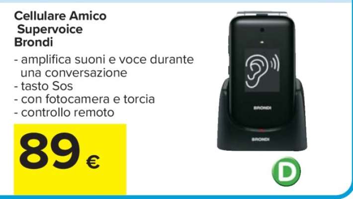 Cellulare Amico Supervoice Brondi