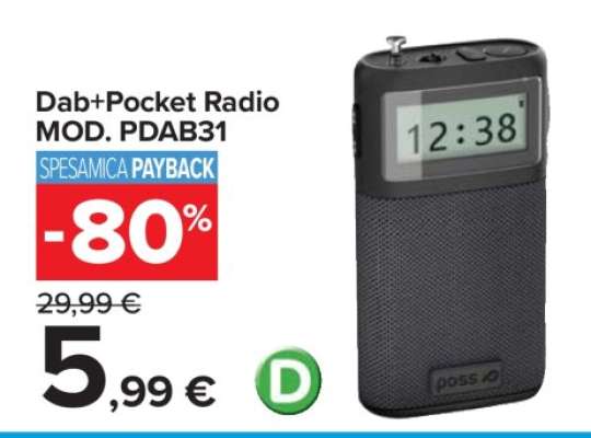 Dab+Pocket Radio MOD. PDAB31