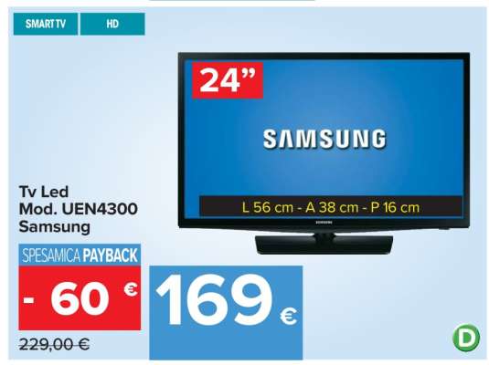 Tv Led Mod. UEN4300 Samsung