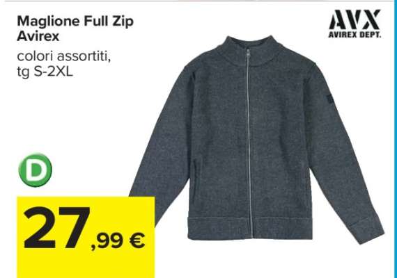 Maglione Full Zip Avirex
