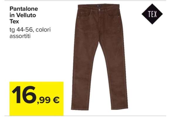 Pantalone in Velluto
