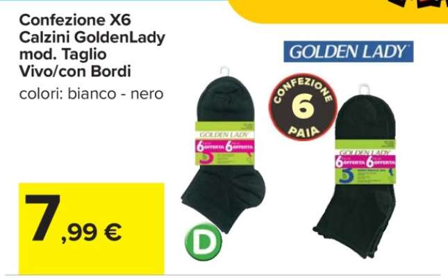 Confezione X6 Calzini GoldenLady