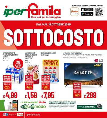 Volantino Famila - 9/10/2025 - 18/10/2025.
