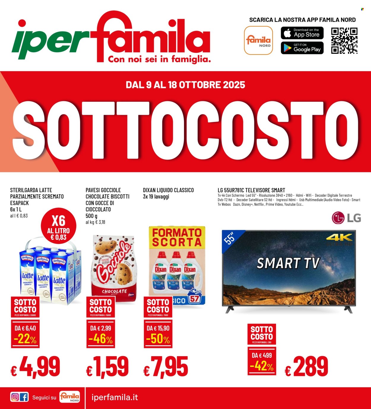 Volantino Famila - 9/10/2025 - 18/10/2025. Pagina 1