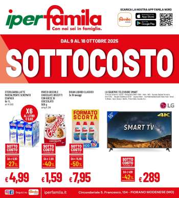 Volantino Famila - 9/10/2025 - 18/10/2025.