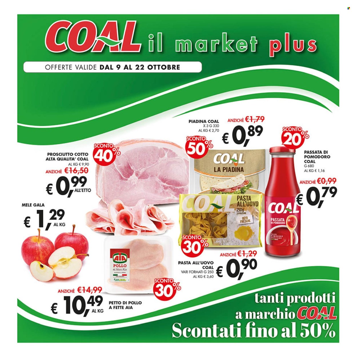 Volantino COAL - 9/10/2025 - 22/10/2025. Pagina 1