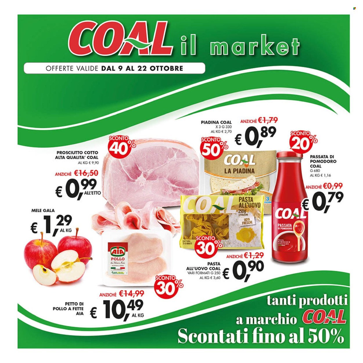 Volantino COAL - 9/10/2025 - 22/10/2025. Pagina 1