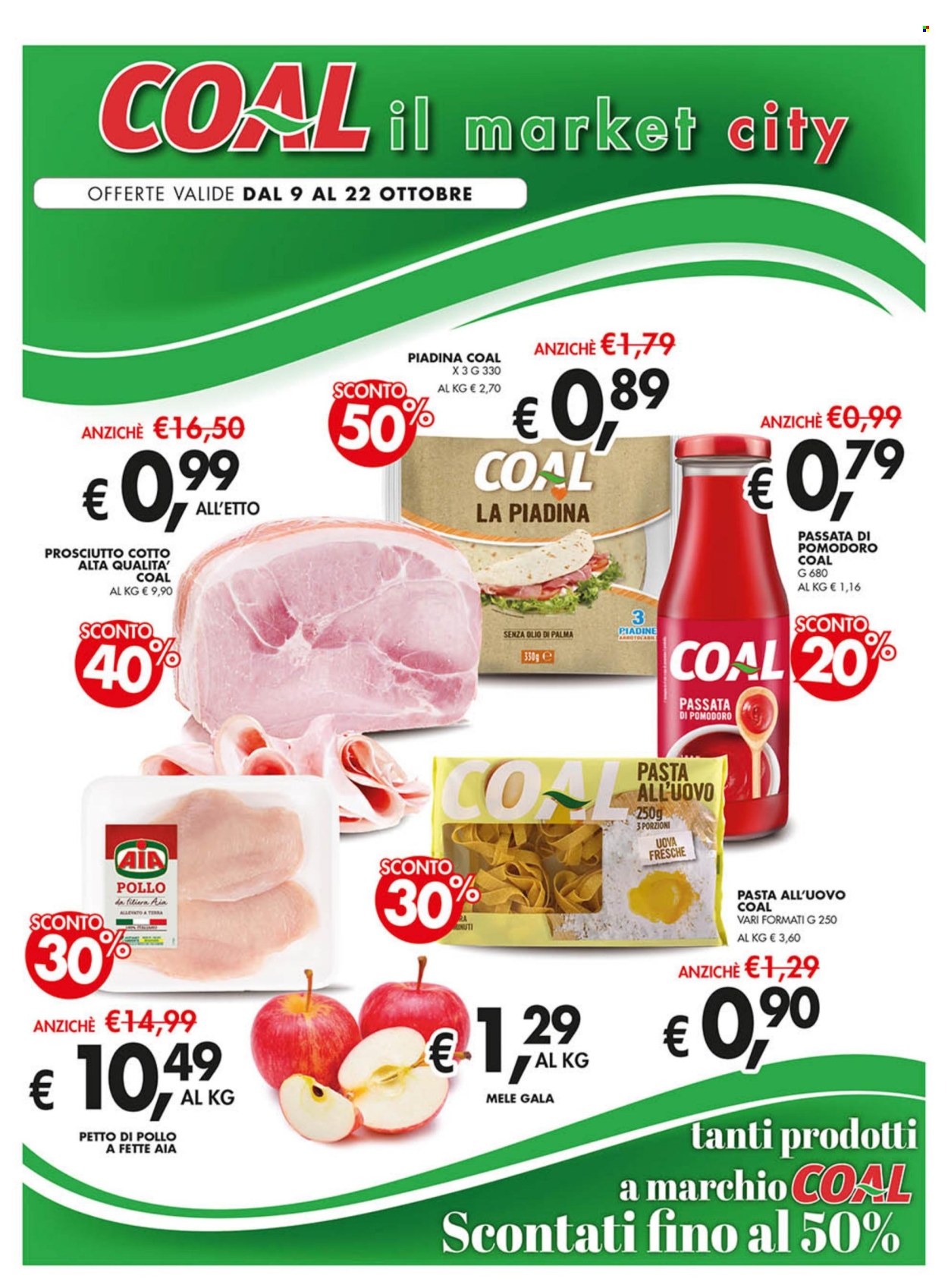 Volantino COAL - 9/10/2025 - 22/10/2025. Pagina 1