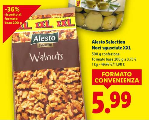 Alesto Selection Noci sgusciate XXL