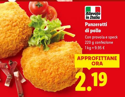 Panzerotti di pollo