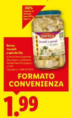 Baresa Carciofi a spicchi XXL