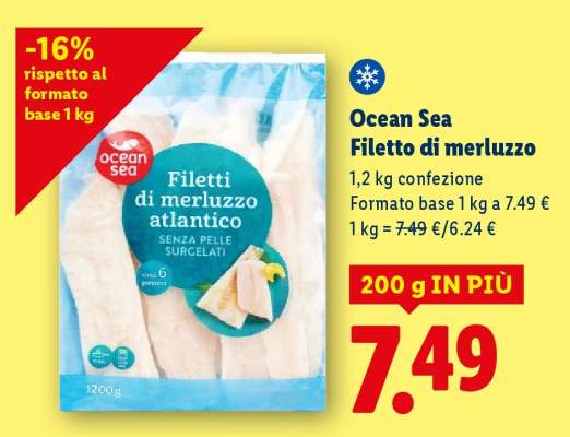 Ocean Sea Filetto di merluzzo