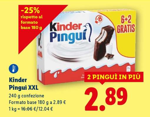 Kinder Pinguì XXL