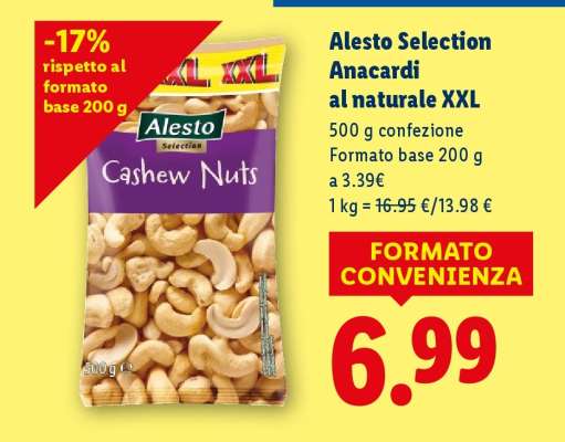 Alesto Selection Anacardi al naturale XXL