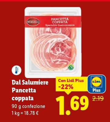 Dal Salumiere Pancetta coppata