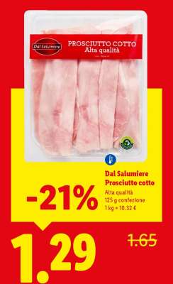 Dal Salumiere Prosciutto cotto