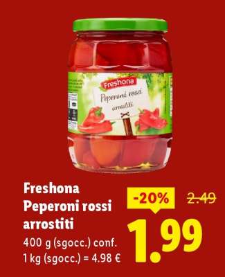 Freshona Peperoni rossi arrostiti